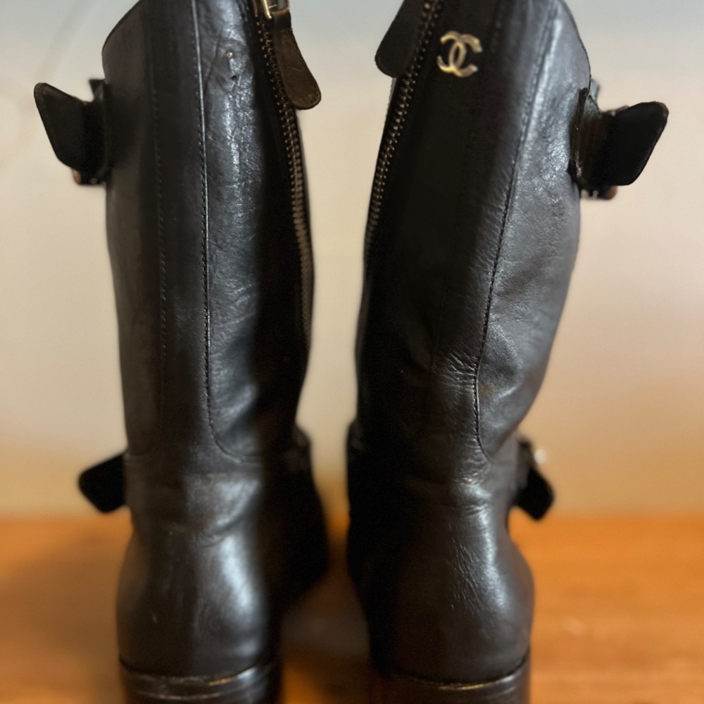 Chanel Moto Buckle Boot Size 35 (4 US) - Picture 4 of 4